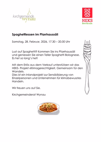 Flyer Spaghettiessen26